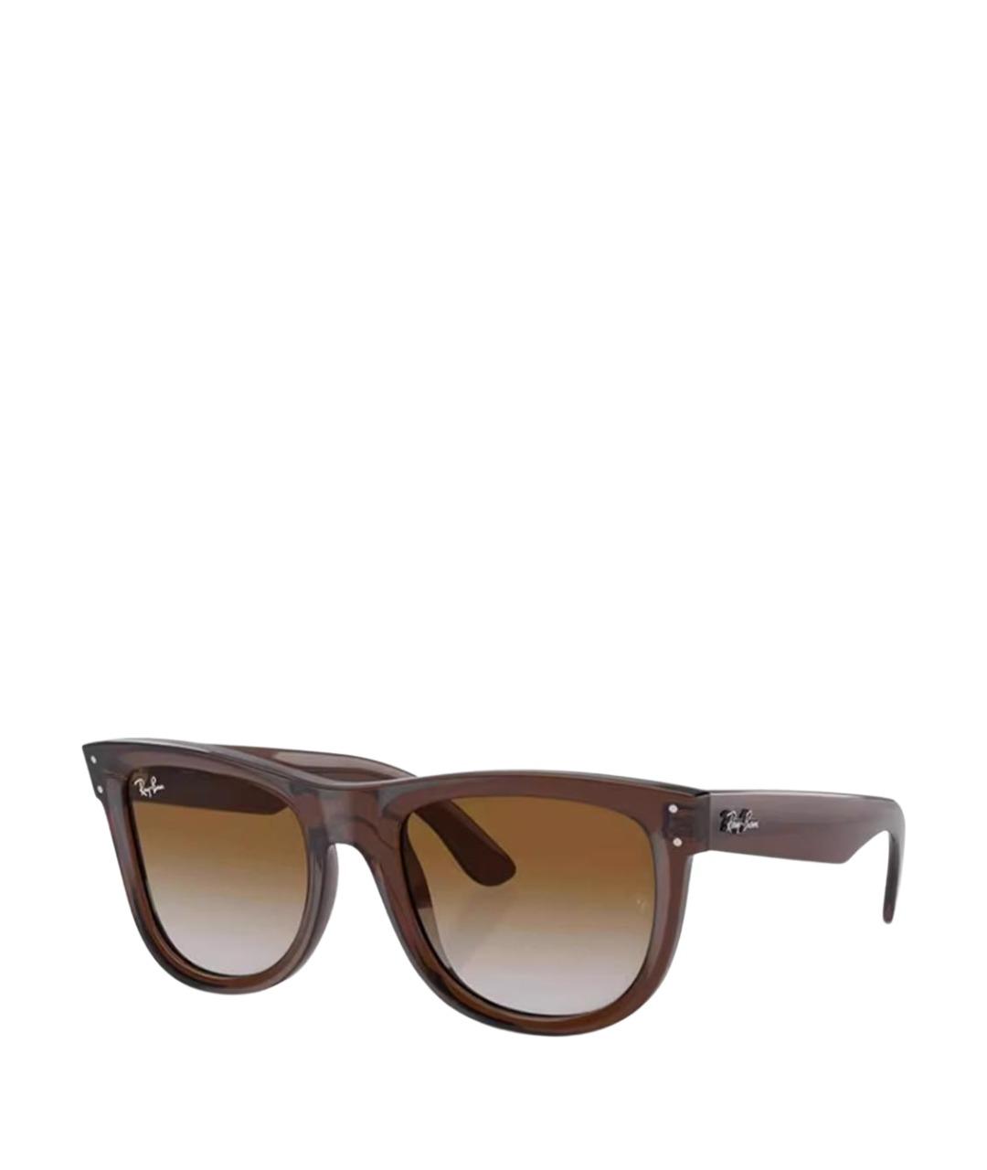 RAY BAN Коричневые солнцезащитные очки, фото 1