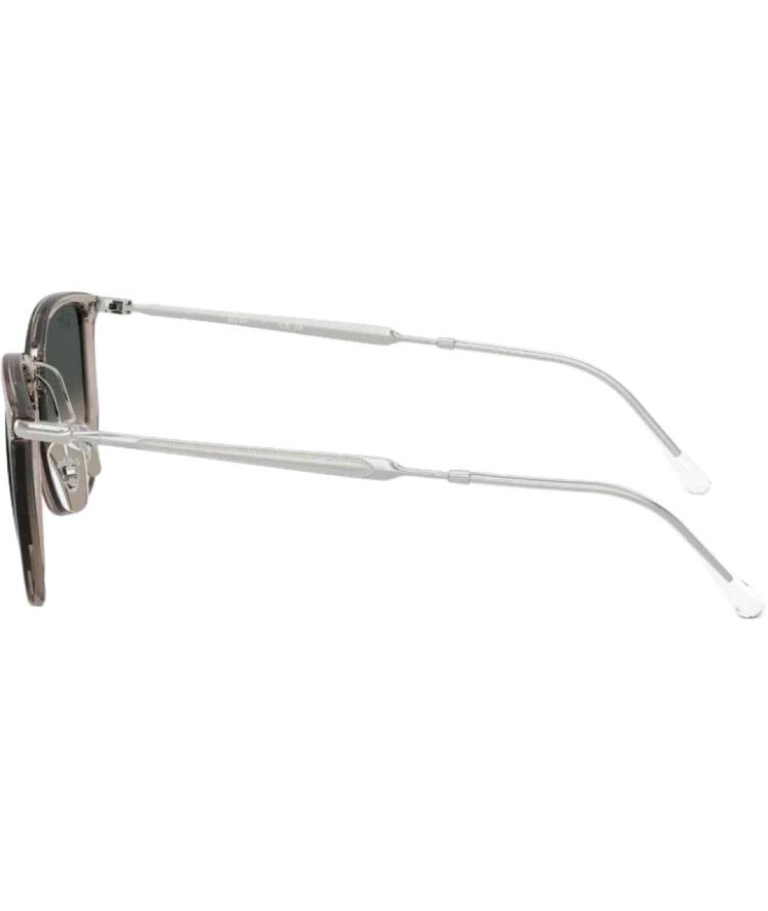RAY BAN Серые металлические солнцезащитные очки, фото 5