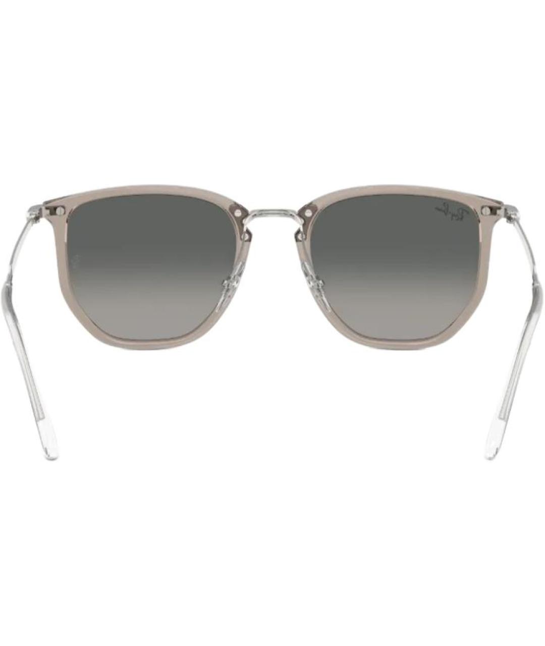 RAY BAN Серые металлические солнцезащитные очки, фото 3