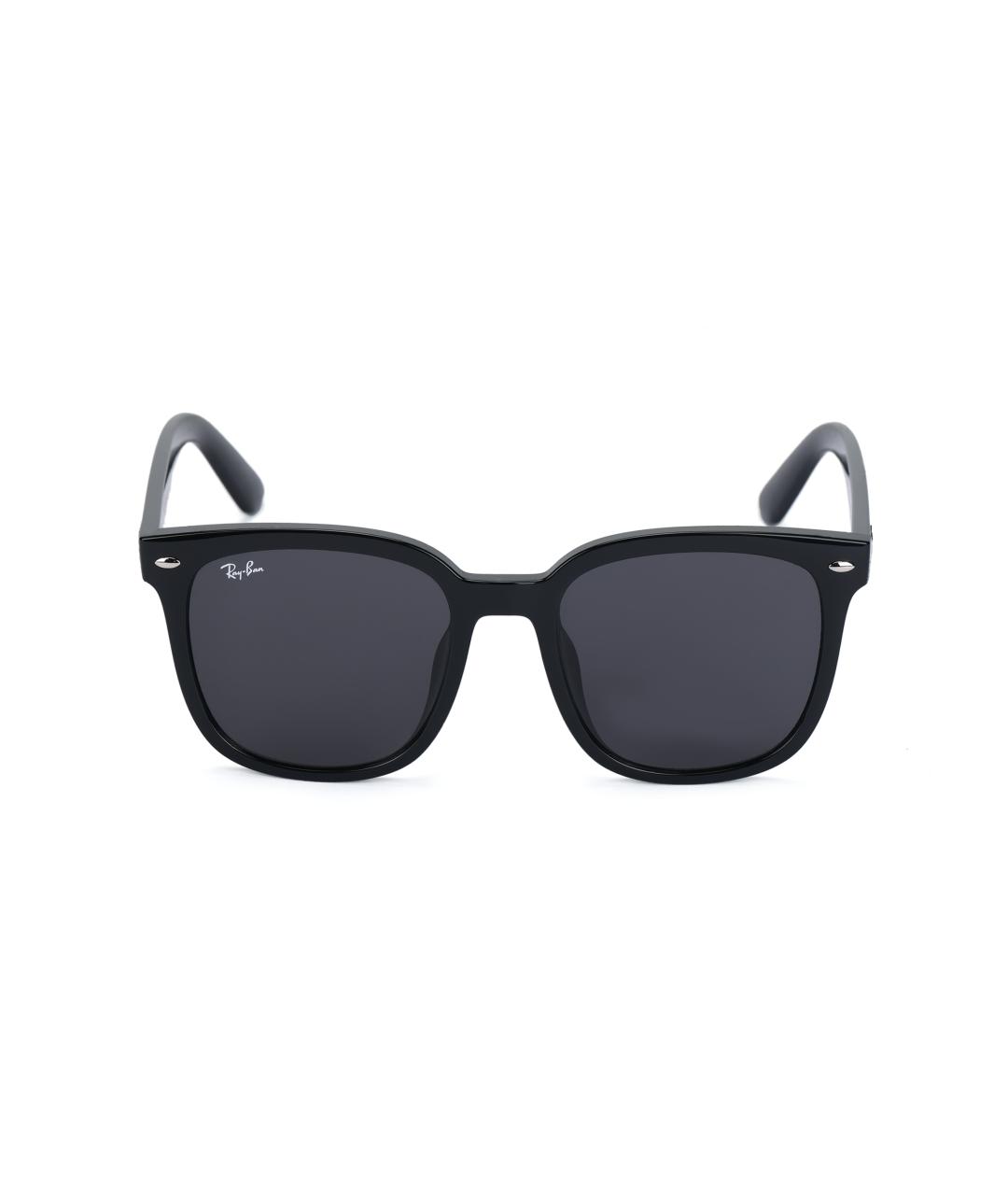 RAY BAN Черные пластиковые солнцезащитные очки, фото 2