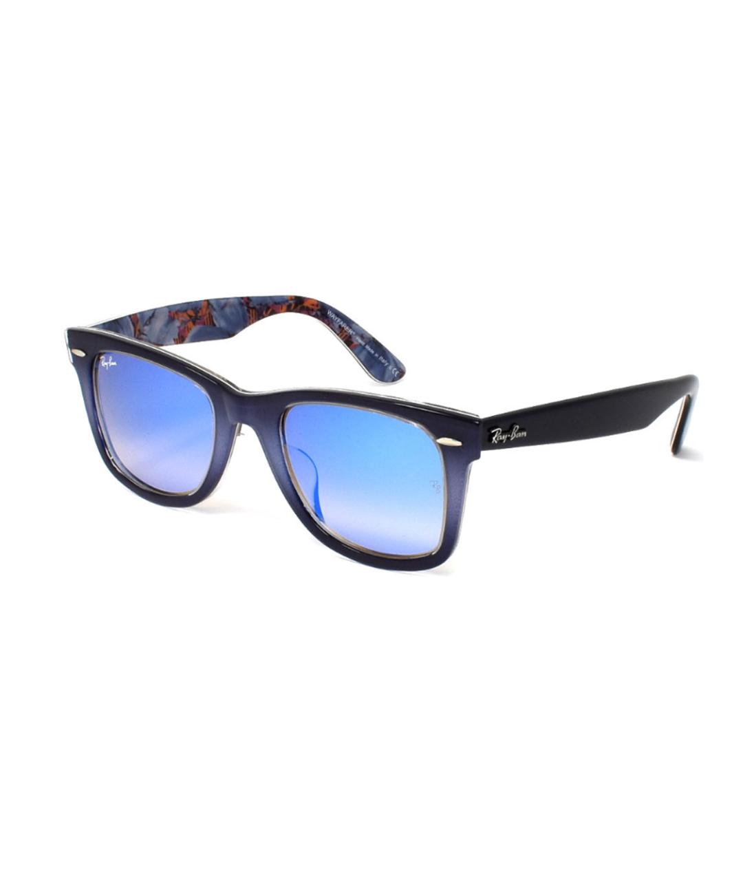 RAY BAN Черные пластиковые солнцезащитные очки, фото 1