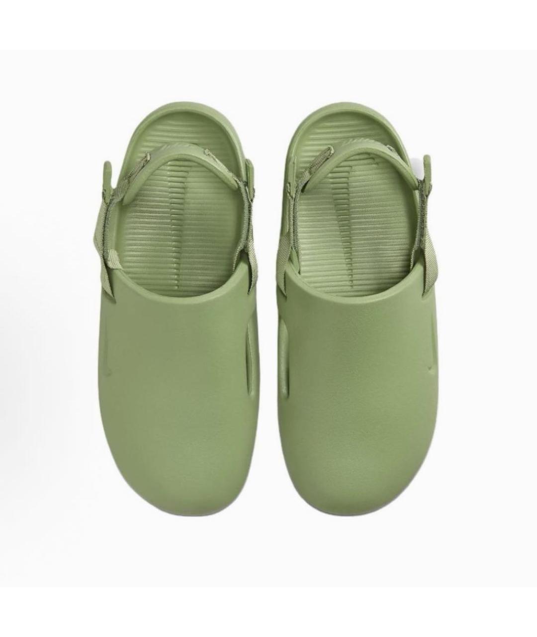NIKE Зеленые шлепанцы, фото 4