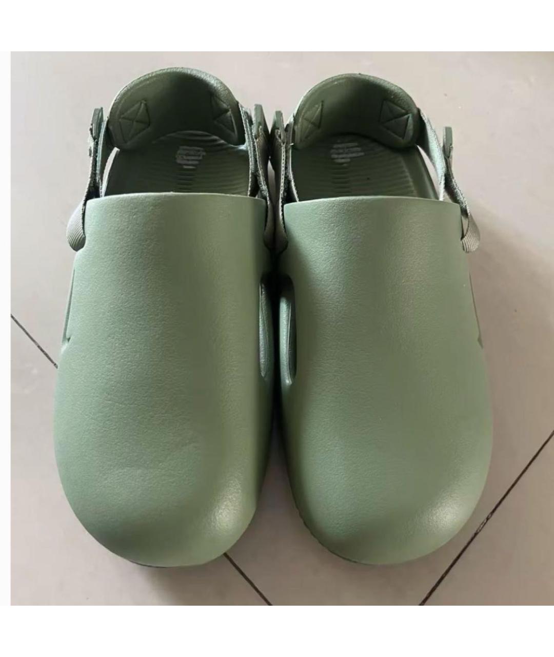 NIKE Зеленые шлепанцы, фото 5