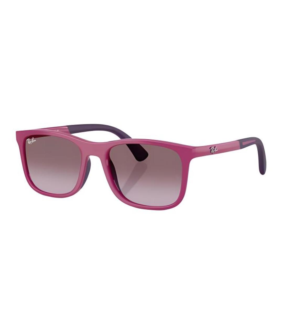 RAY BAN Розовые пластиковые солнцезащитные очки, фото 1