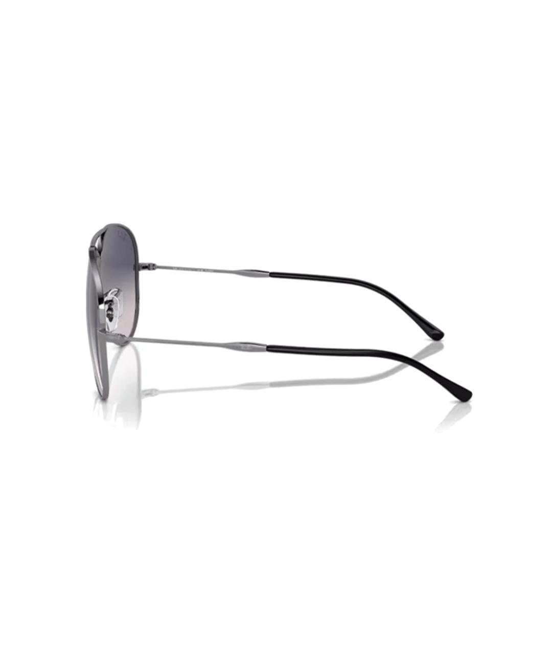 RAY BAN Серые металлические солнцезащитные очки, фото 3