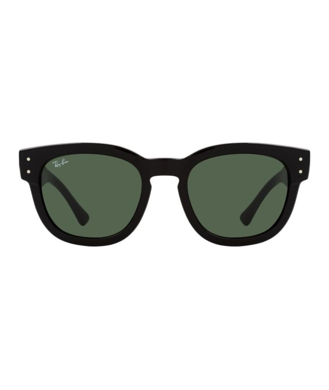 RAY BAN Черные пластиковые солнцезащитные очки, фото 2