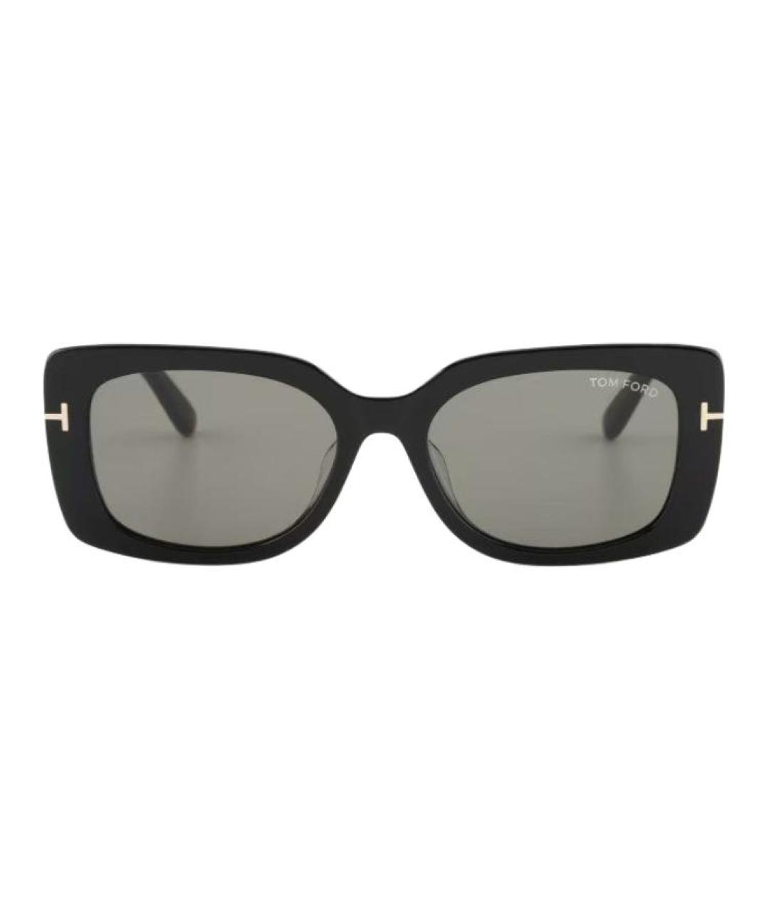 TOM FORD Черные пластиковые солнцезащитные очки, фото 2