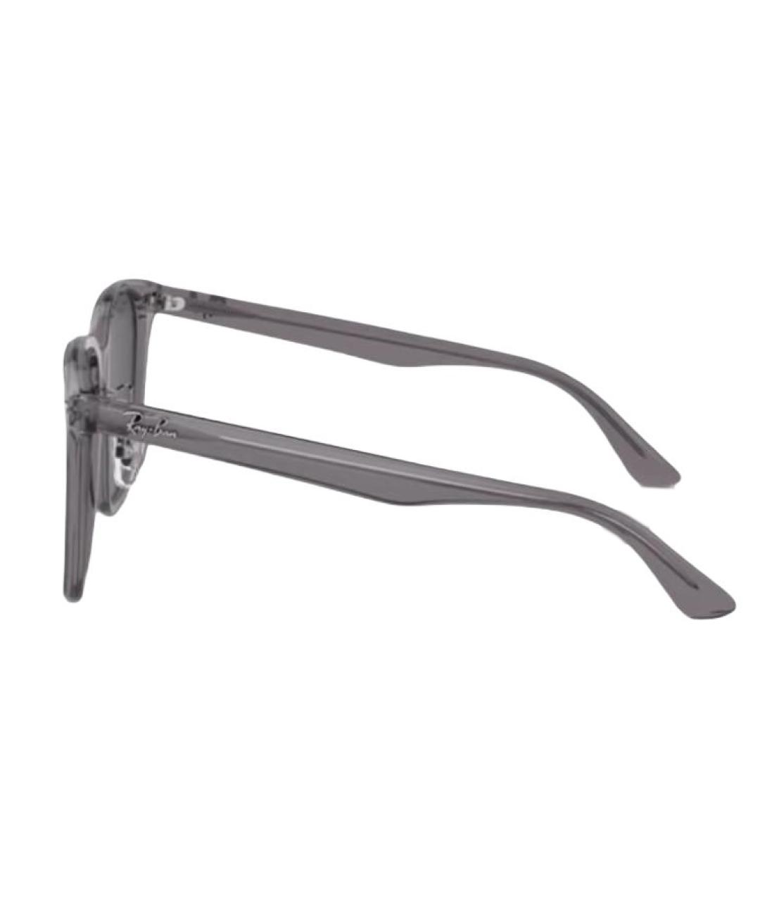 RAY BAN Серые пластиковые солнцезащитные очки, фото 3