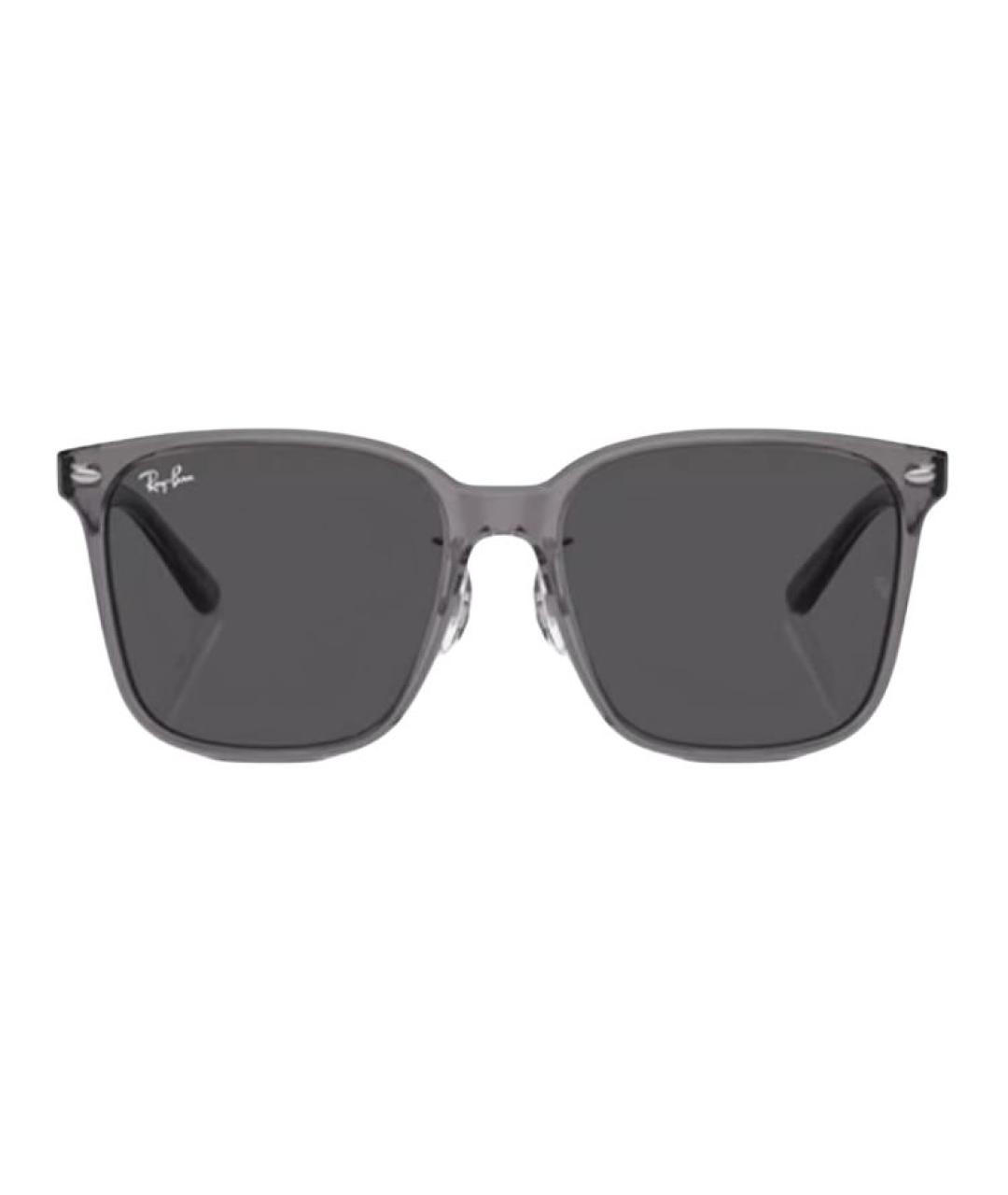 RAY BAN Серые пластиковые солнцезащитные очки, фото 2