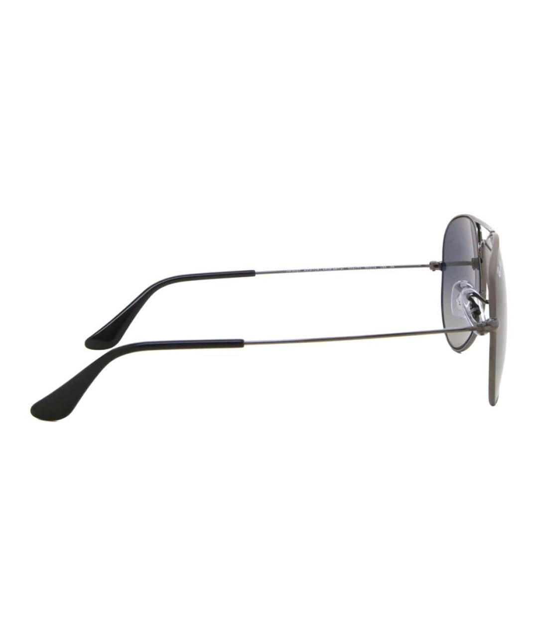 RAY BAN Серые металлические солнцезащитные очки, фото 3