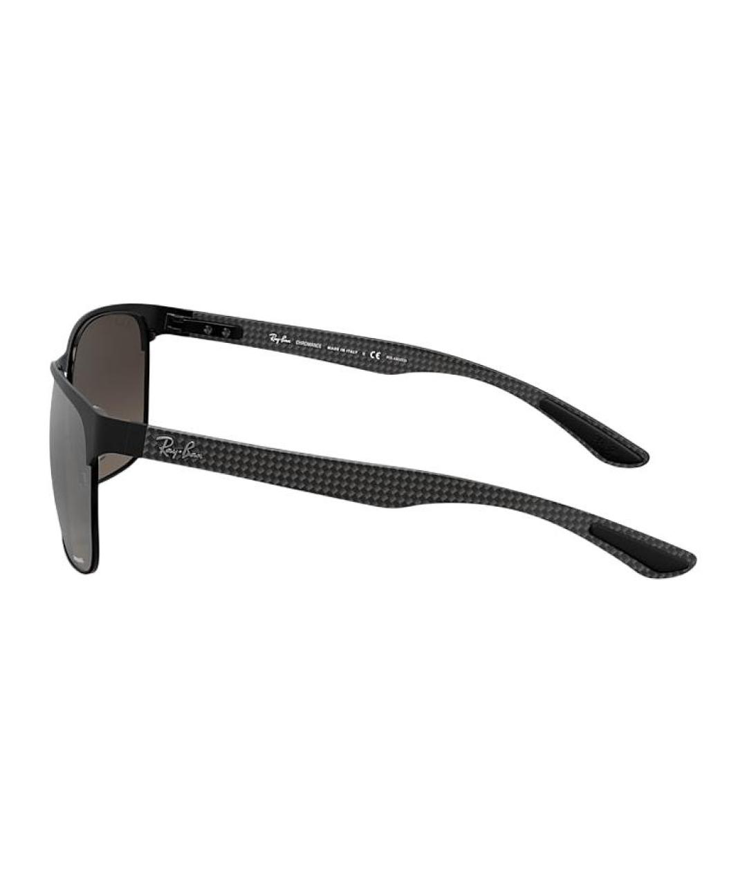 RAY BAN Черные металлические солнцезащитные очки, фото 3