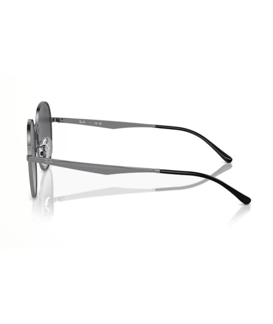 RAY BAN Черные металлические солнцезащитные очки, фото 3