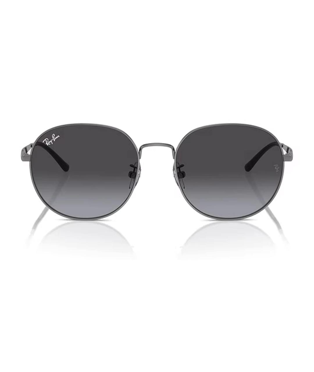 RAY BAN Черные металлические солнцезащитные очки, фото 2
