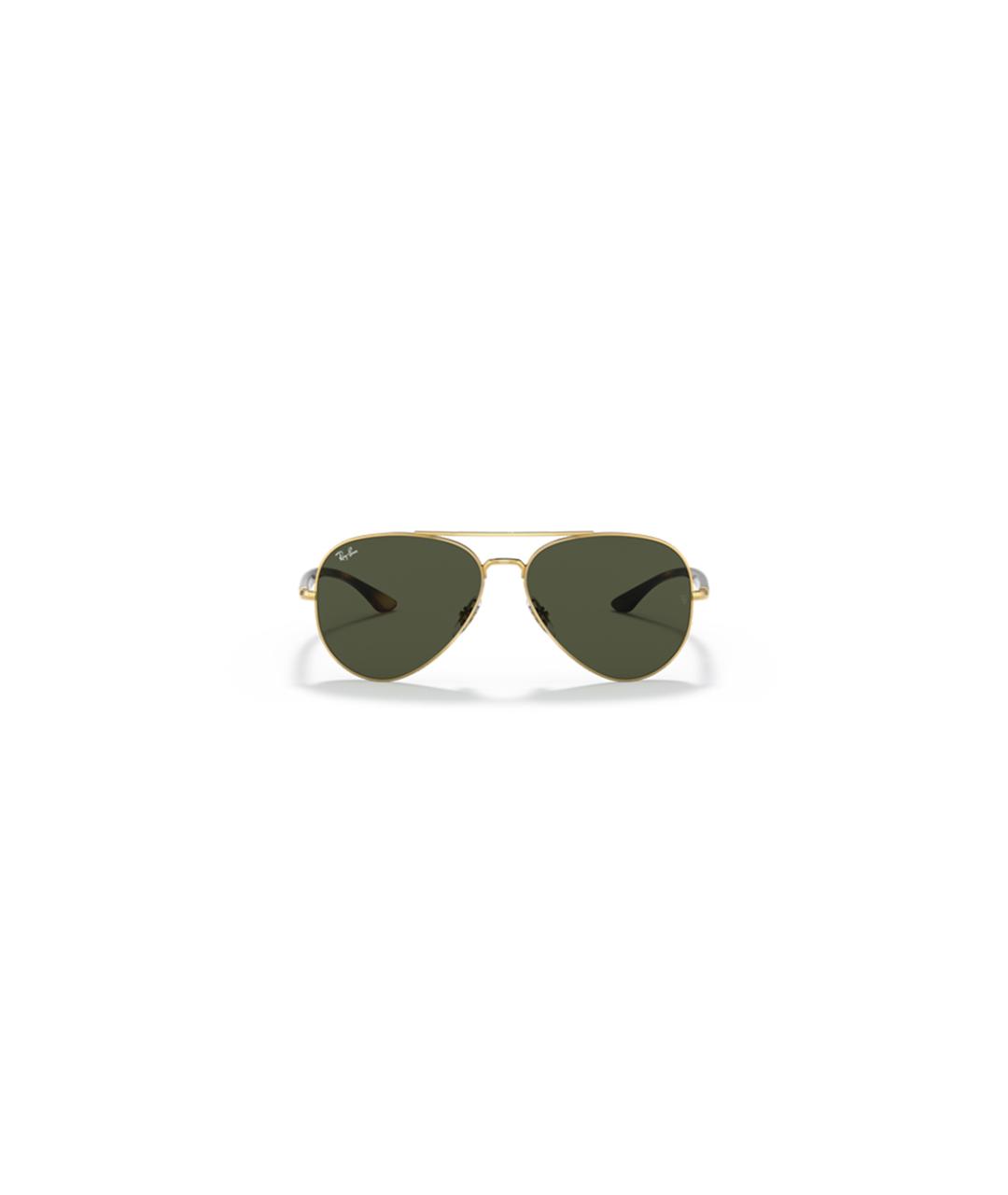 RAY BAN Золотые металлические солнцезащитные очки, фото 5