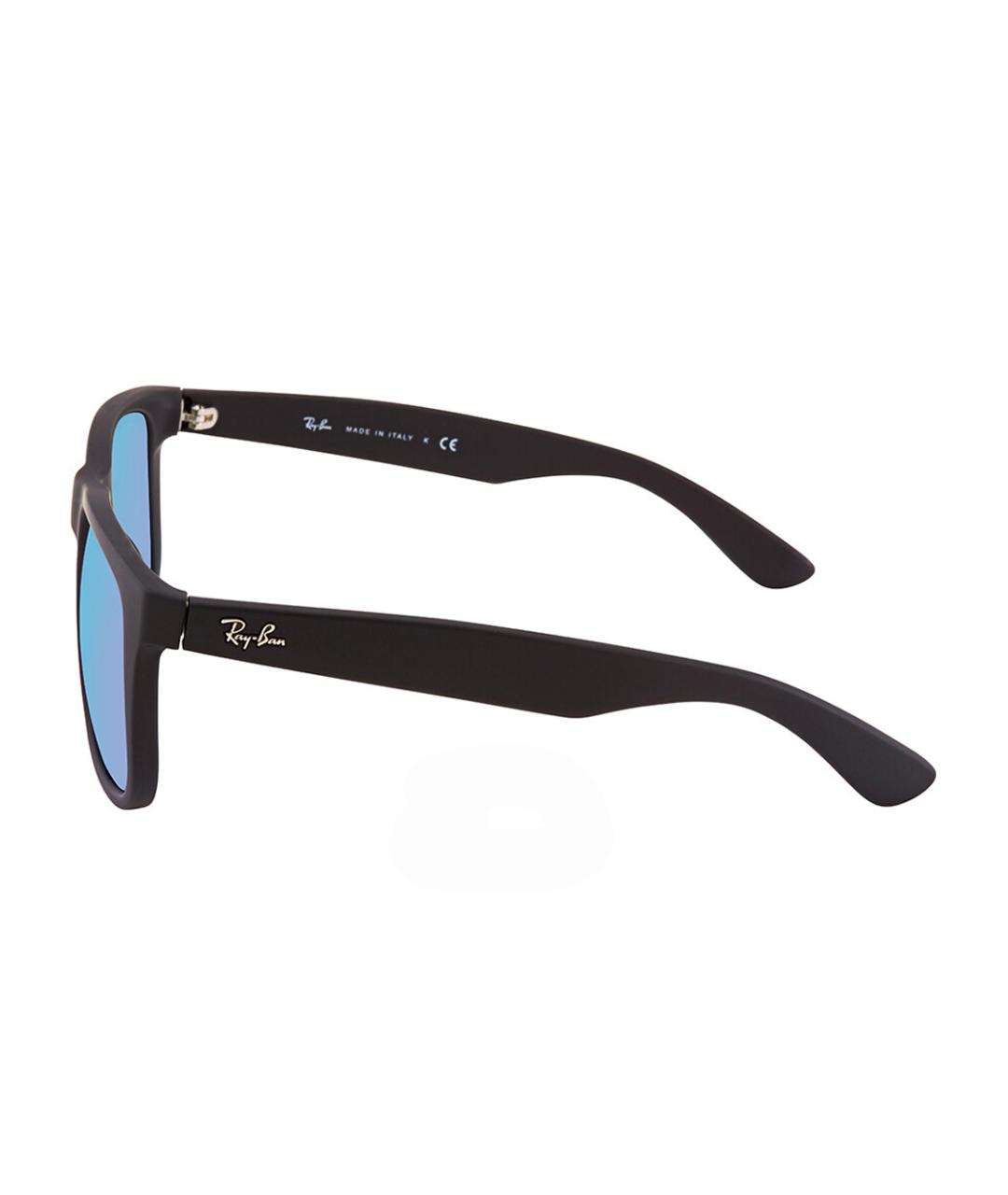 RAY BAN Черные пластиковые солнцезащитные очки, фото 3