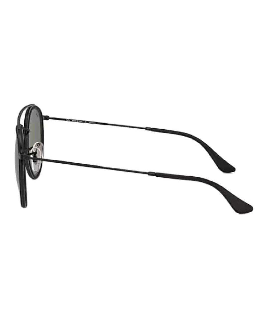 RAY BAN Черные металлические солнцезащитные очки, фото 5