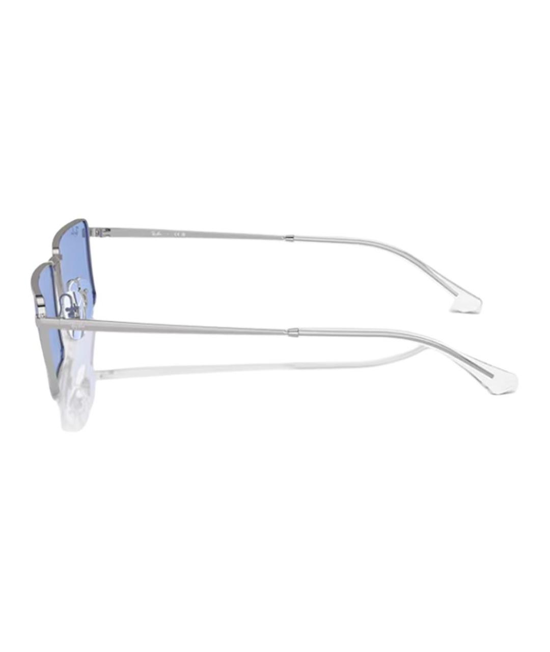 RAY BAN Серые металлические солнцезащитные очки, фото 3