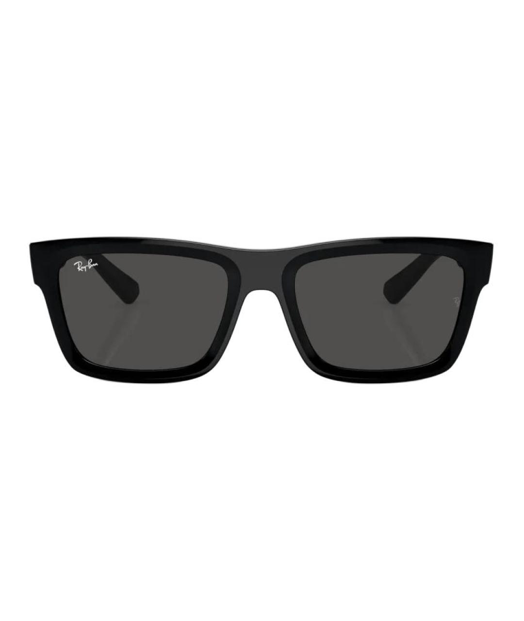 RAY BAN Черные пластиковые солнцезащитные очки, фото 2