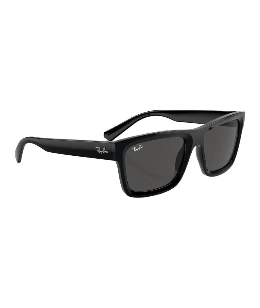RAY BAN Черные пластиковые солнцезащитные очки, фото 3