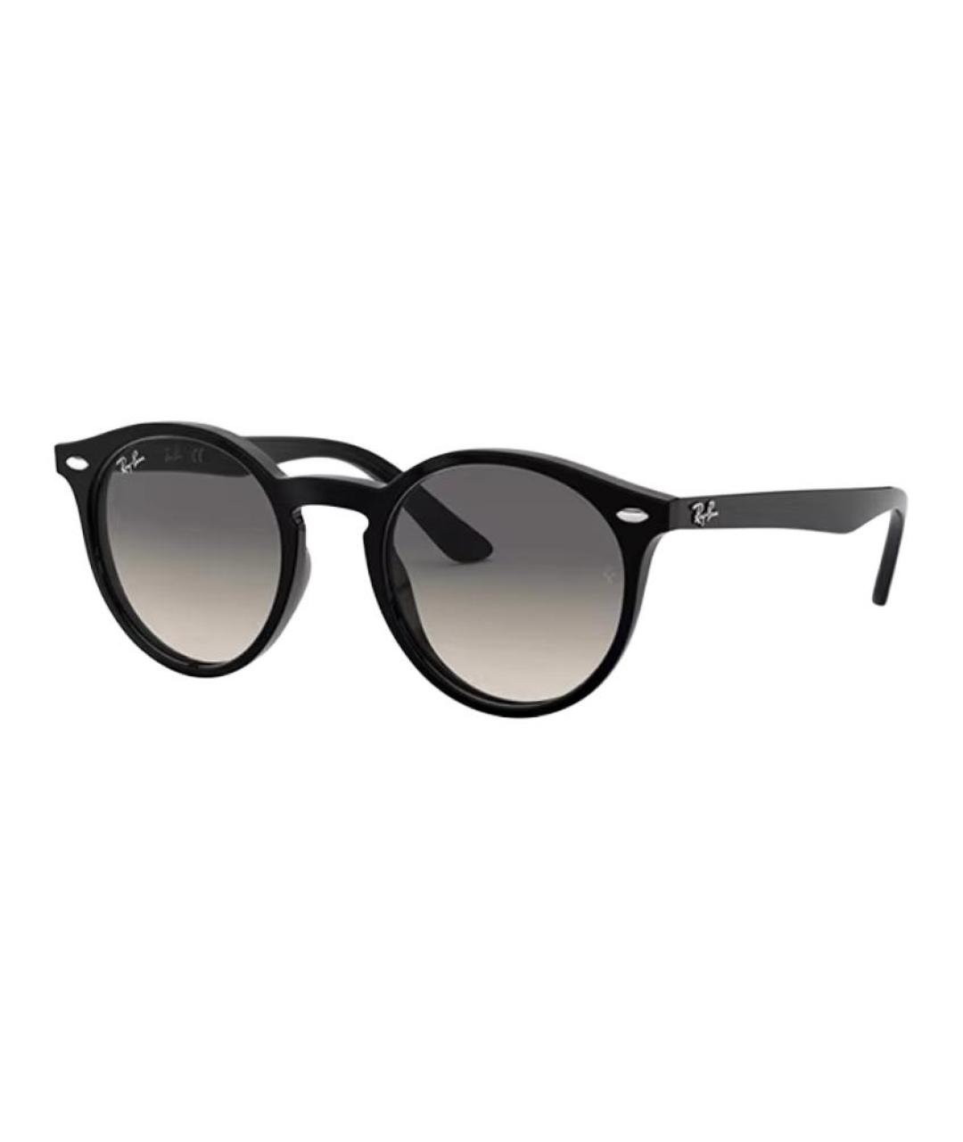 RAY BAN Черные пластиковые солнцезащитные очки, фото 1