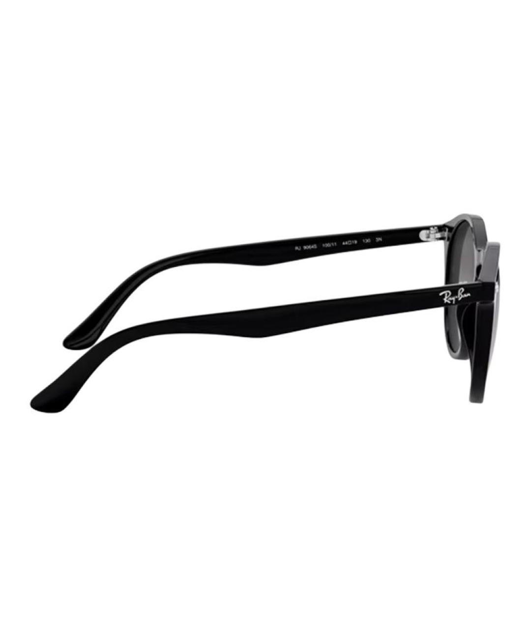 RAY BAN Черные пластиковые солнцезащитные очки, фото 3