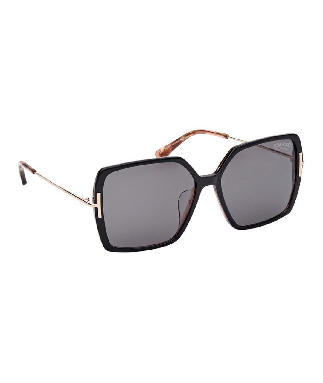 TOM FORD Черные металлические солнцезащитные очки, фото 3