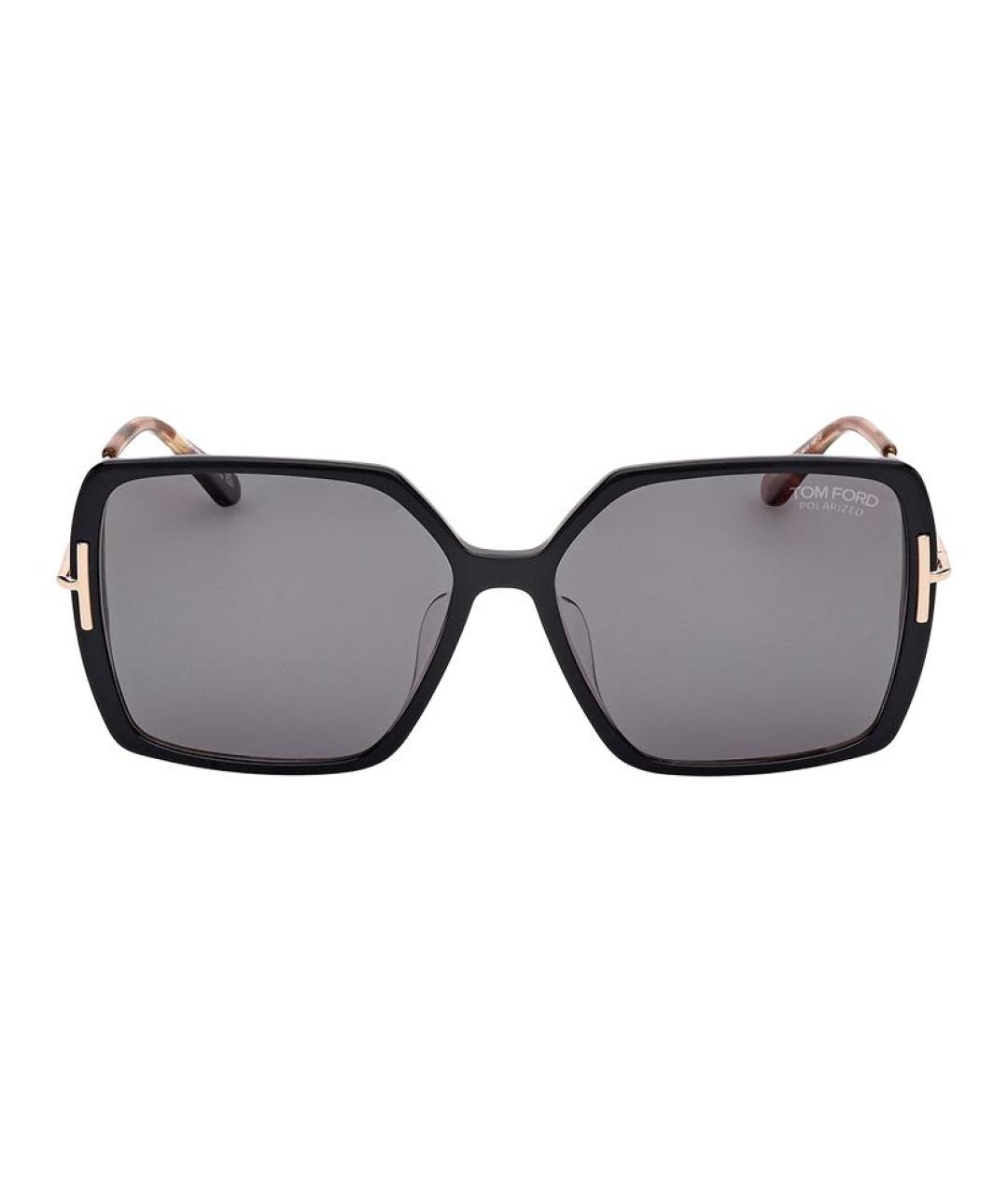 TOM FORD Черные металлические солнцезащитные очки, фото 2