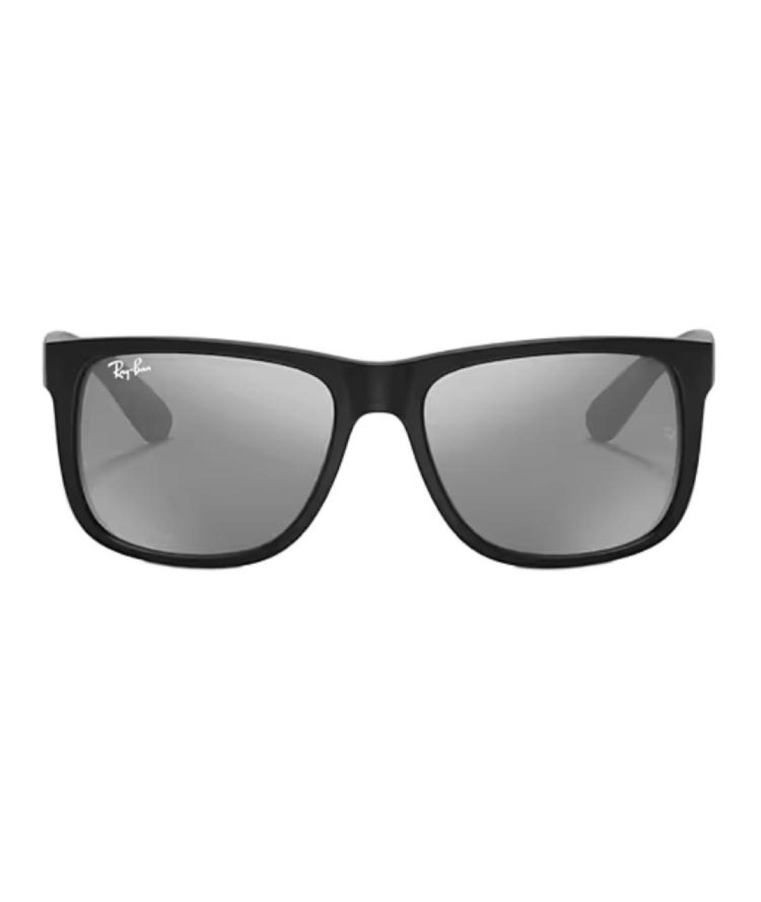 RAY BAN Черные пластиковые солнцезащитные очки, фото 2