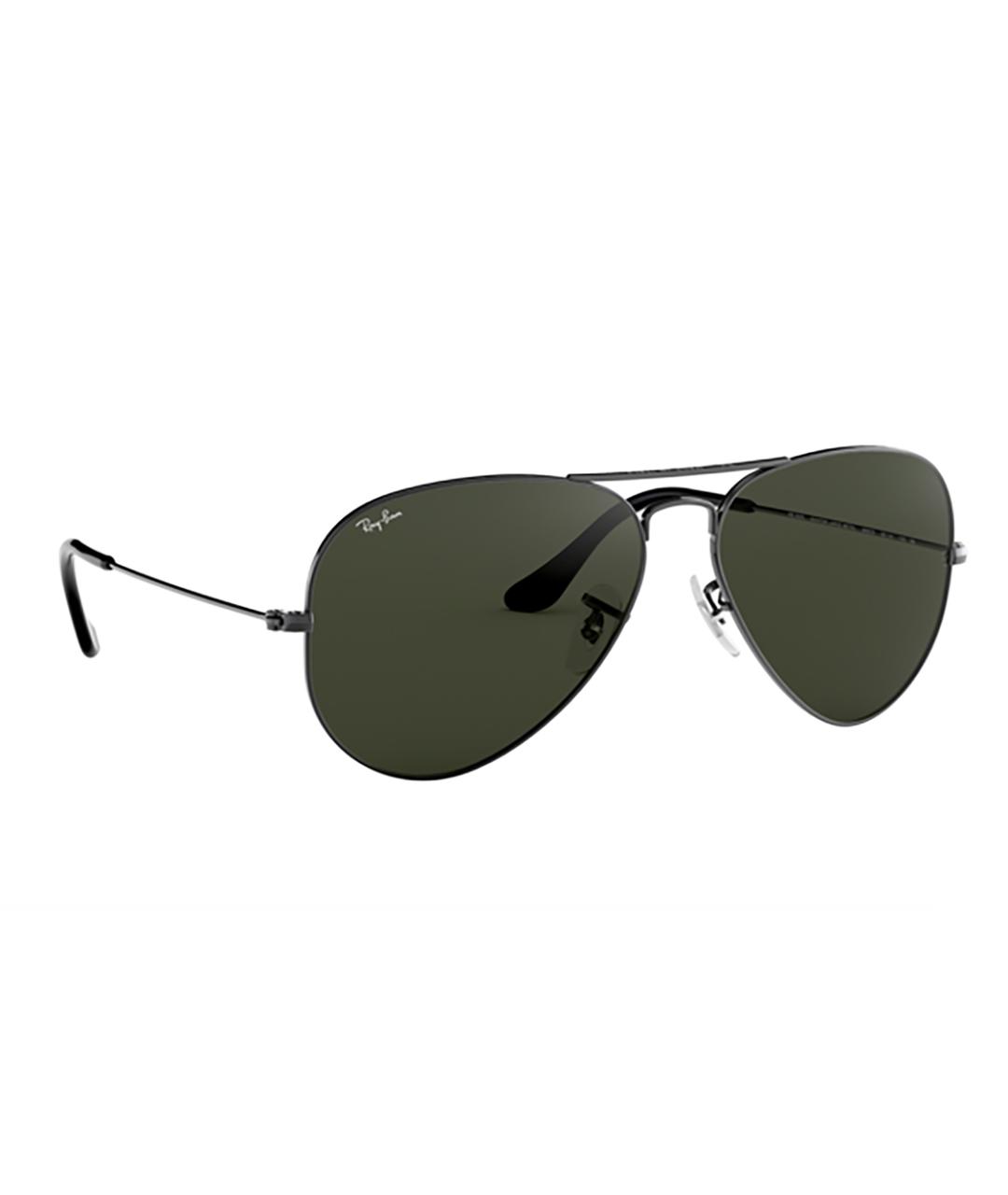 RAY BAN Зеленые металлические солнцезащитные очки, фото 3