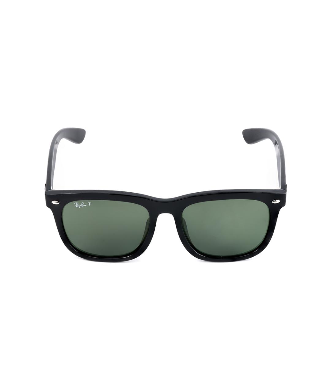 RAY BAN Черные пластиковые солнцезащитные очки, фото 2