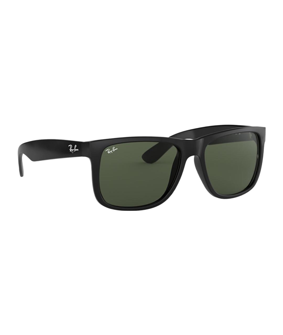 RAY BAN Черные пластиковые солнцезащитные очки, фото 3