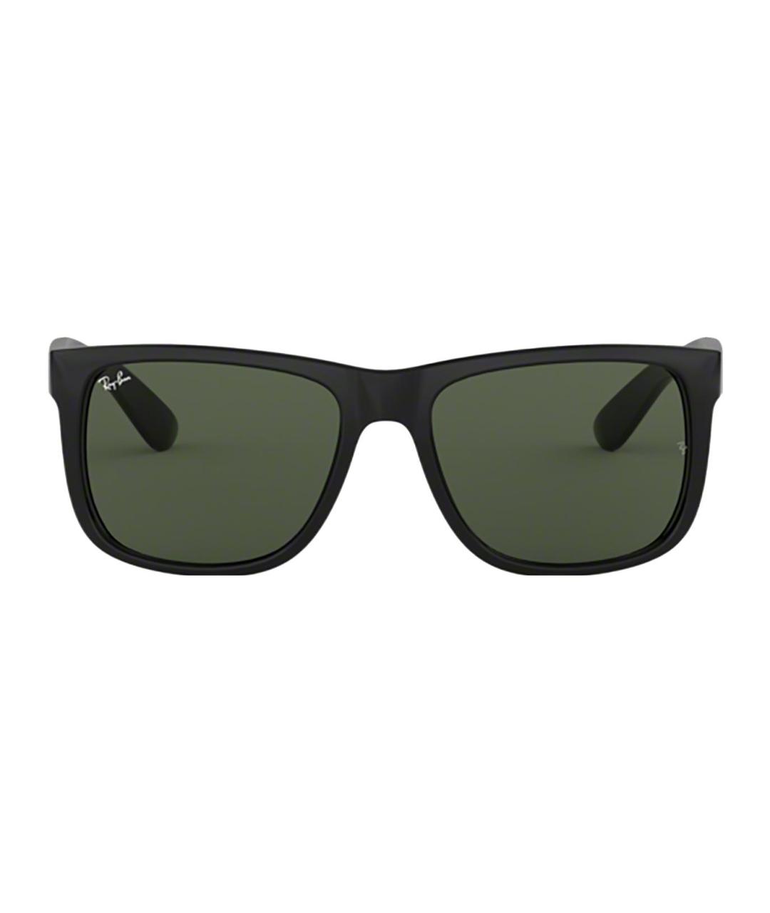 RAY BAN Черные пластиковые солнцезащитные очки, фото 2