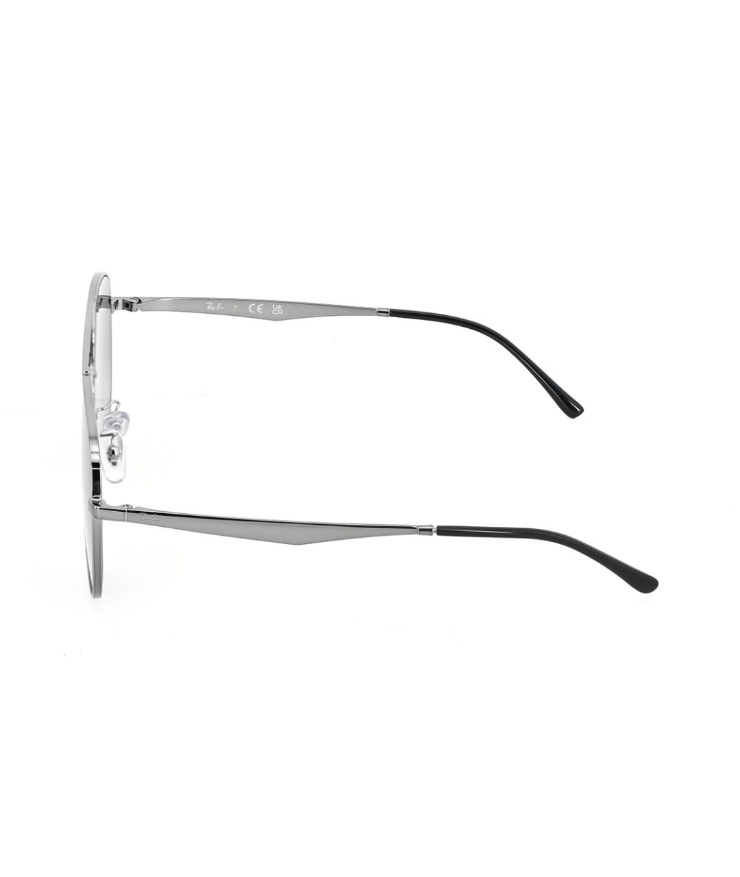 RAY BAN Серые металлические солнцезащитные очки, фото 3