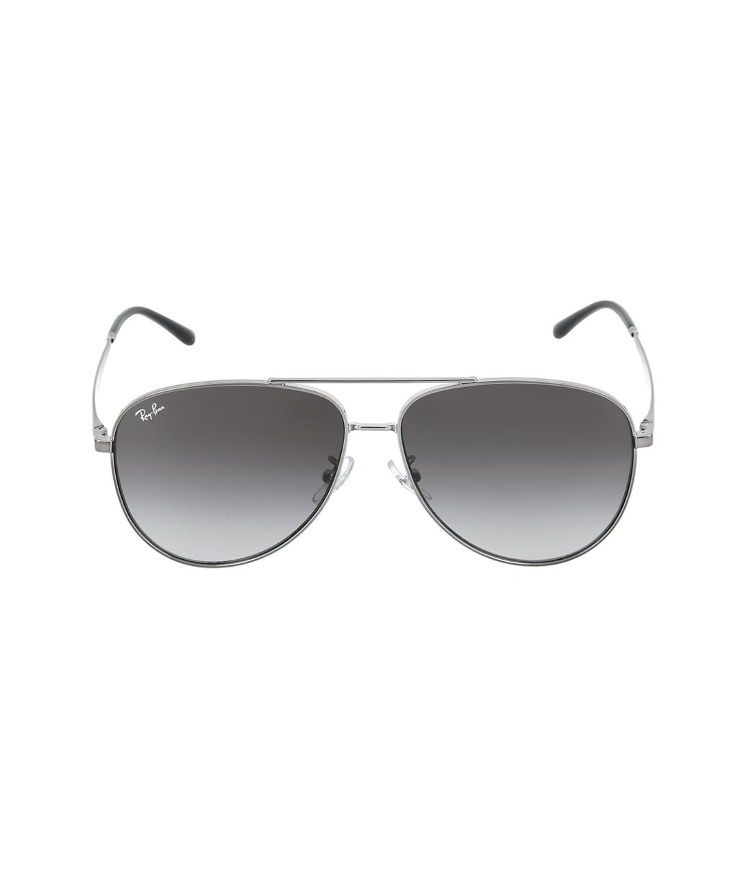 RAY BAN Серые металлические солнцезащитные очки, фото 2