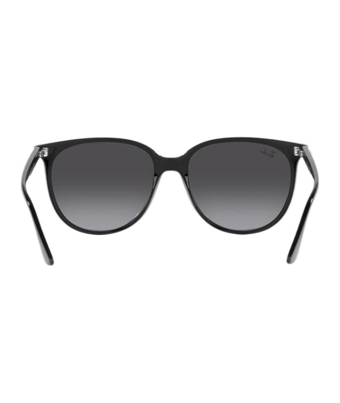 RAY BAN Черные пластиковые солнцезащитные очки, фото 4