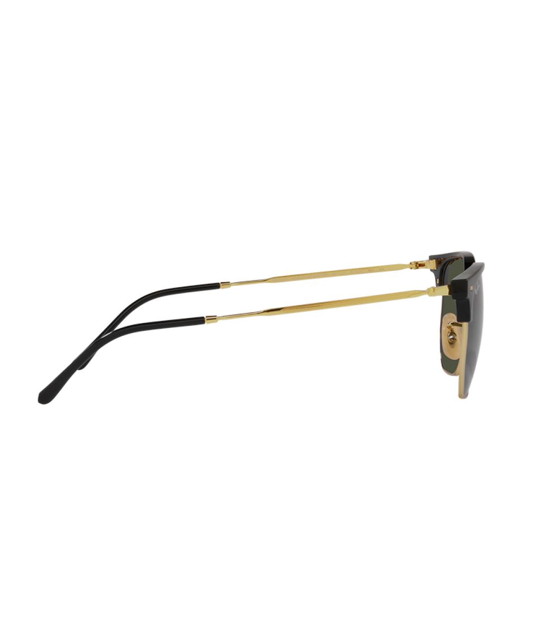 RAY BAN Зеленые металлические солнцезащитные очки, фото 3