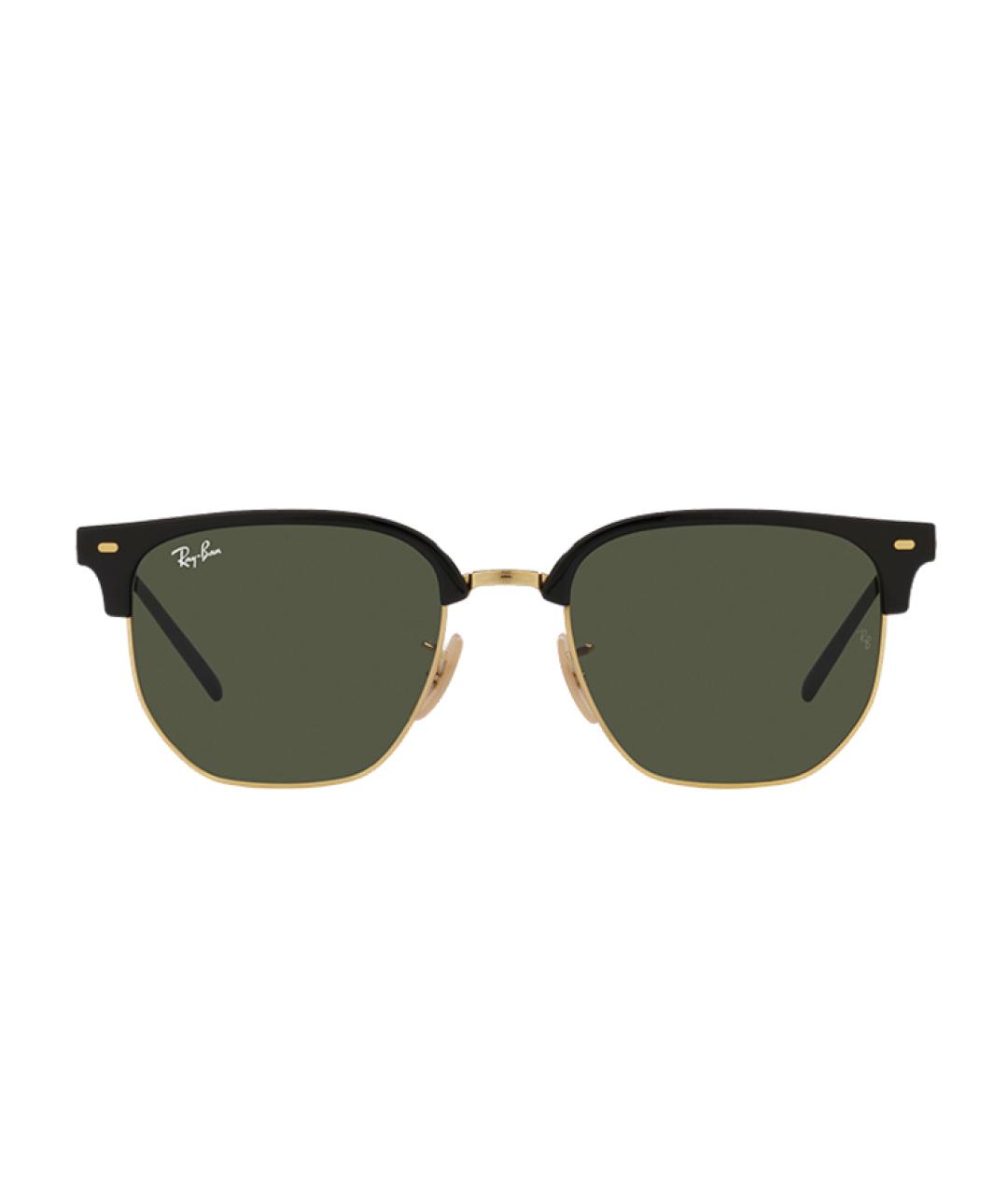 RAY BAN Зеленые металлические солнцезащитные очки, фото 2