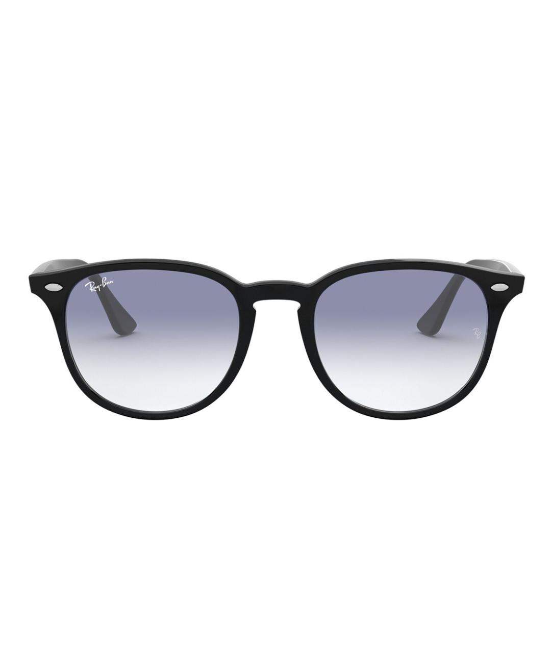RAY BAN Черные пластиковые солнцезащитные очки, фото 1