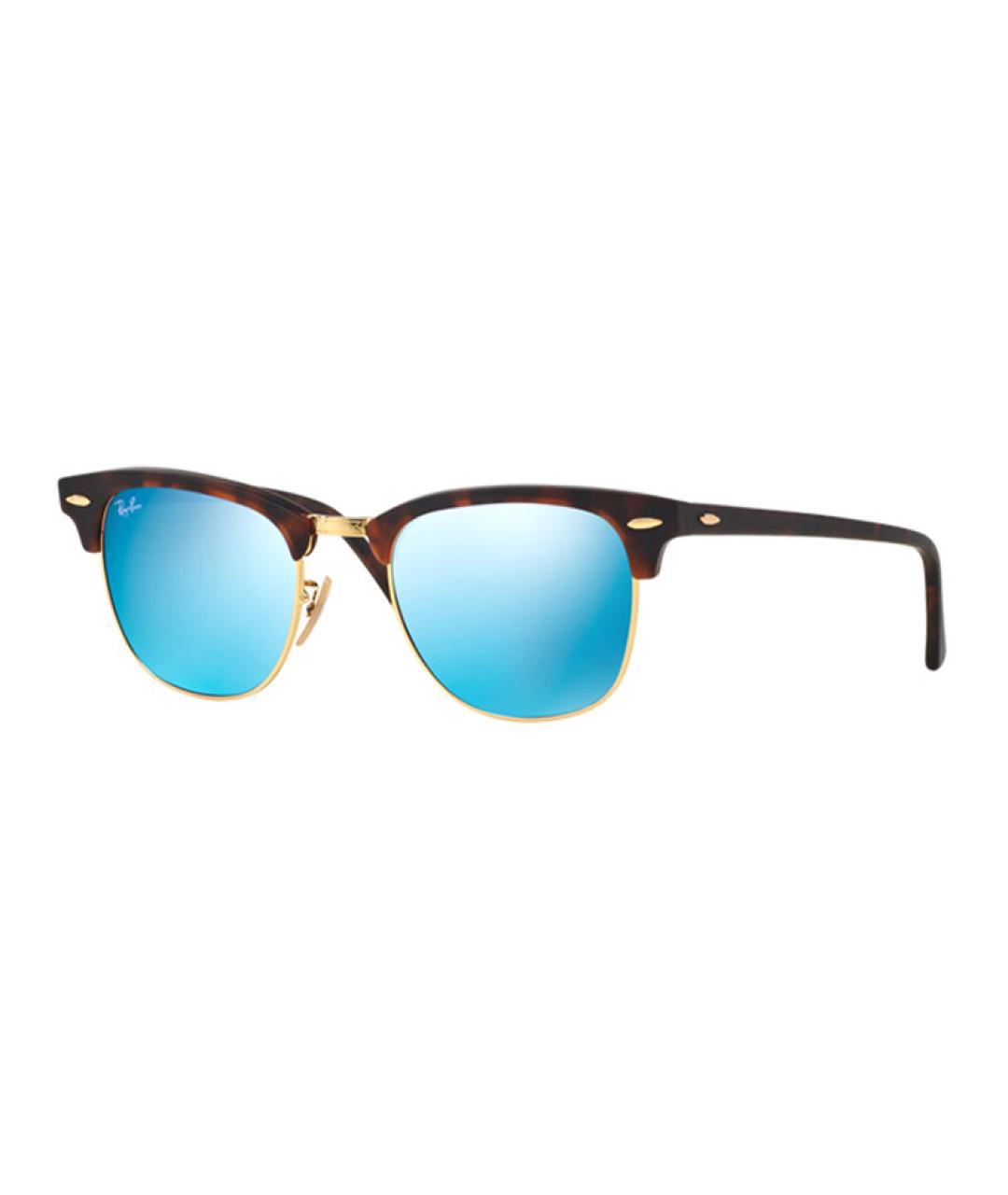 RAY BAN Черные пластиковые солнцезащитные очки, фото 1