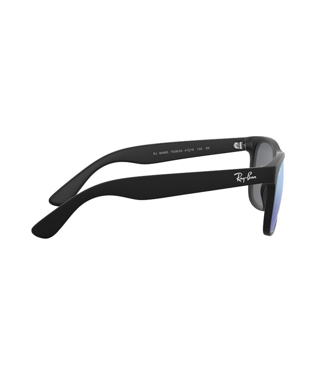 RAY BAN Черные пластиковые солнцезащитные очки, фото 3