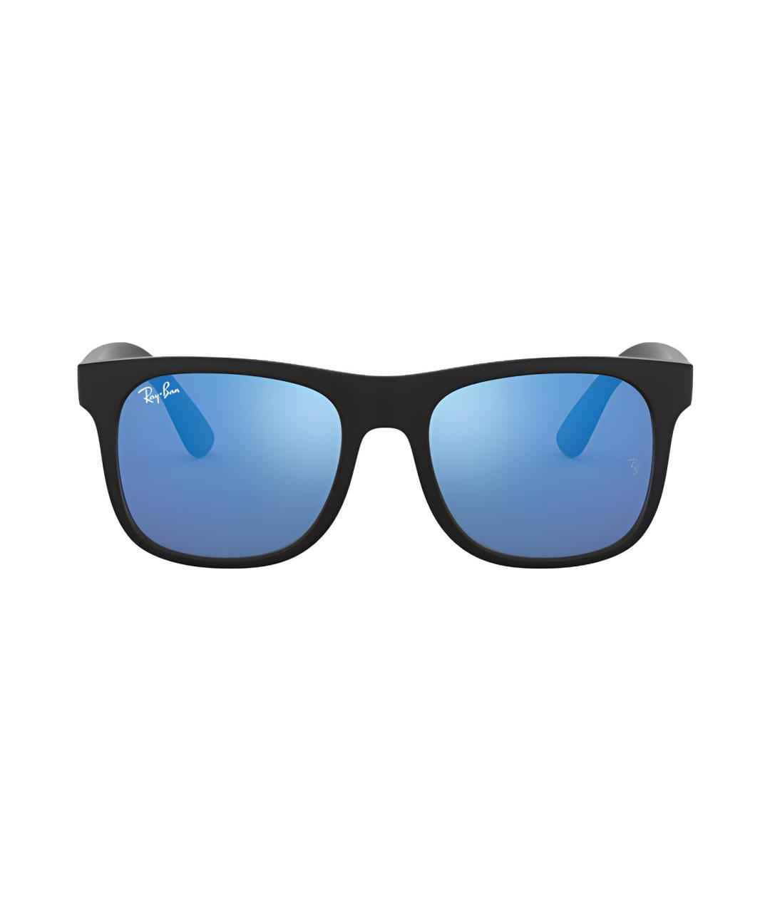 RAY BAN Черные пластиковые солнцезащитные очки, фото 1
