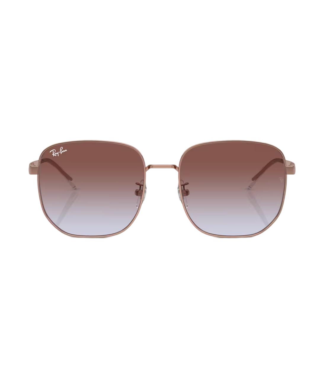 RAY BAN Фиолетовые металлические солнцезащитные очки, фото 4