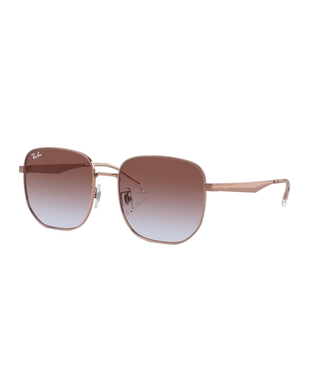 RAY BAN Фиолетовые металлические солнцезащитные очки, фото 1