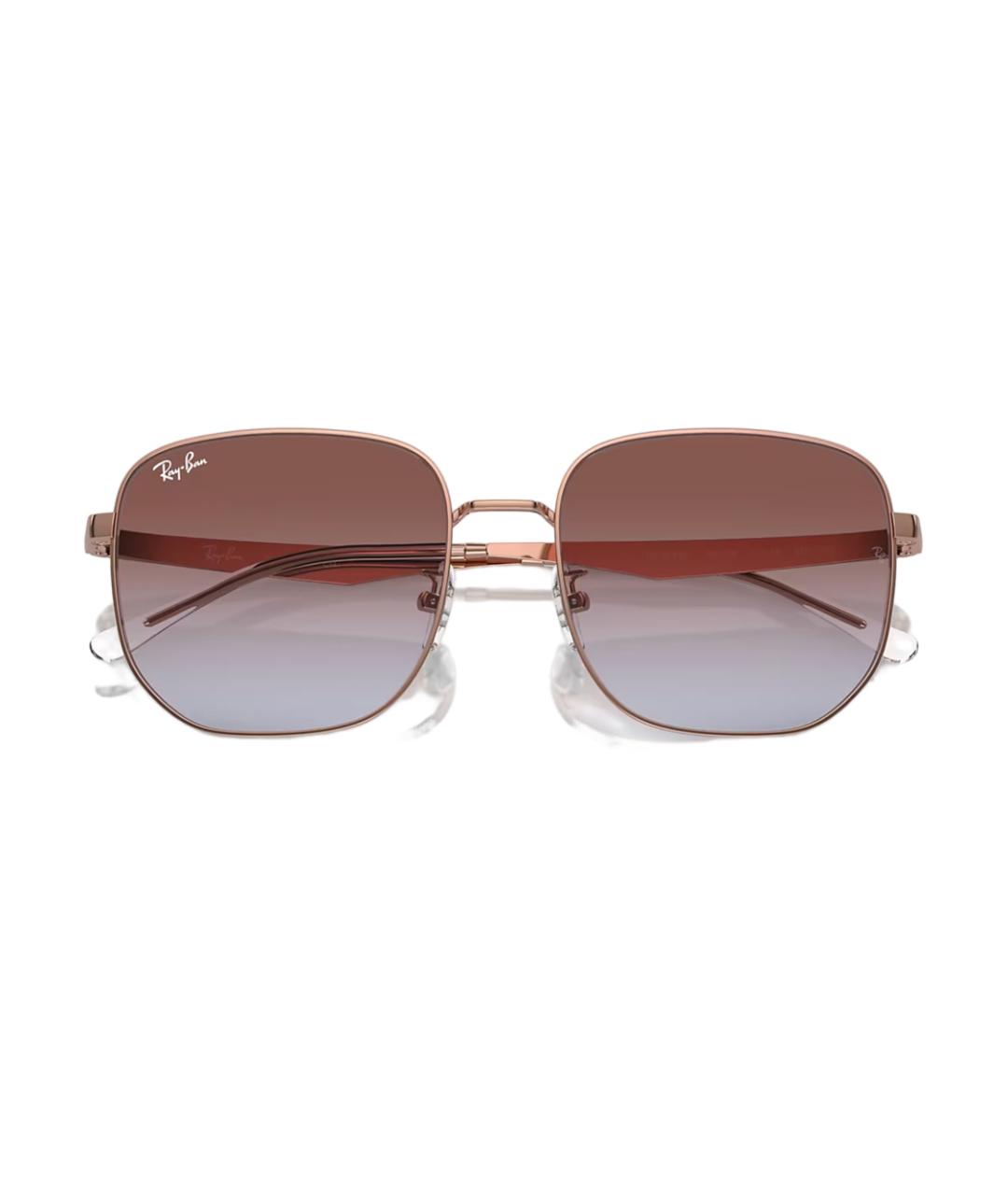 RAY BAN Фиолетовые металлические солнцезащитные очки, фото 3