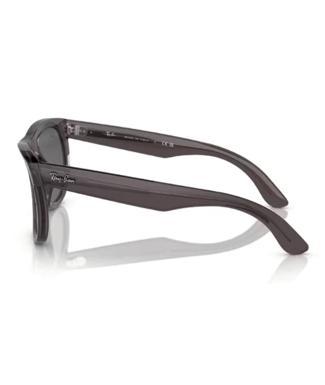 RAY BAN Серые пластиковые солнцезащитные очки, фото 3