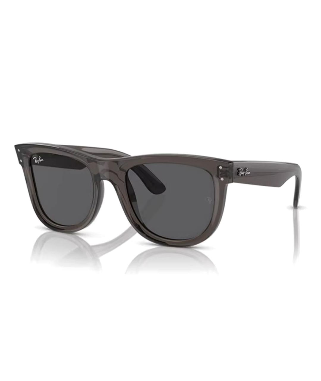 RAY BAN Серые пластиковые солнцезащитные очки, фото 1