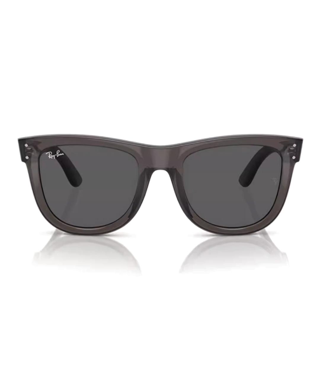 RAY BAN Серые пластиковые солнцезащитные очки, фото 2