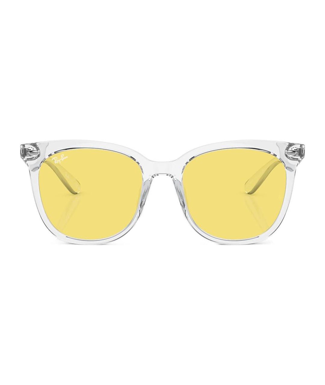 RAY BAN Прозрачные пластиковые солнцезащитные очки, фото 2