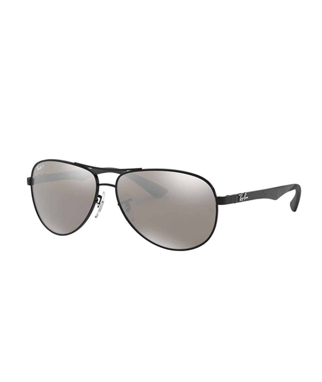 RAY BAN Серые металлические солнцезащитные очки, фото 1