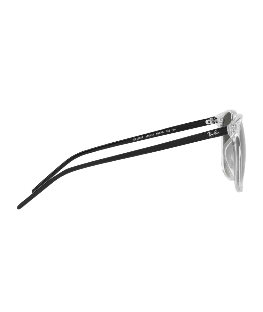 RAY BAN Серые пластиковые солнцезащитные очки, фото 3